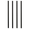 Трубочки без сгиба[500шт];бумага;D=7,L=150мм;черный