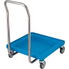 Тележка для кассет «Проотель» и контейнеров;сталь нерж.,пластик;,H=23,L=56,B=56см;синий
