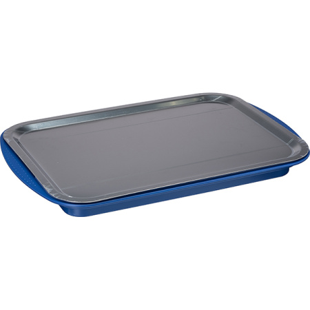 Поднос фуршетный с крышкой и охладительным элементом;полистирол,сталь нерж.;,H=14,L=43,B=29см