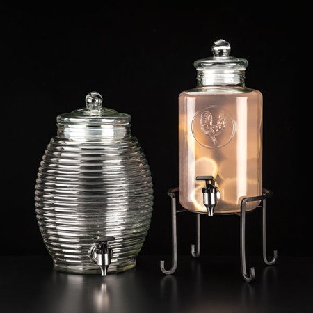 Диспенсер для холодных напитков;стекло;7л;D=17,2,H=37,5см;прозр.