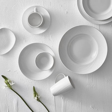 Кружка «Спайро»;фарфор;340мл;D=80,H=115,L=110мм;белый