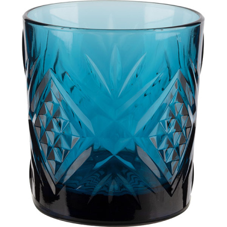 Олд фэшн (стакан) «Зальцбург»;стекло;300мл;D=85,H=94мм;голуб.