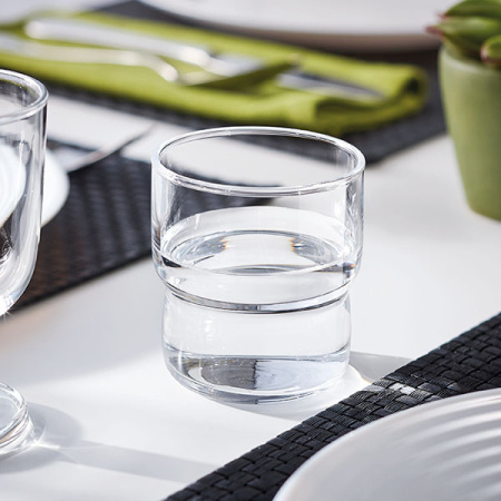 Олд фэшн (стакан) «Лог»;стекло;220мл;D=73,H=79мм;прозр.