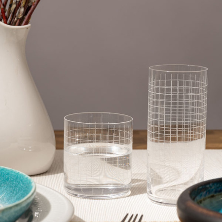 Олд фэшн (стакан) «Финесс Грид»;хр.стекло;390мл;D=80,H=88мм;прозр.