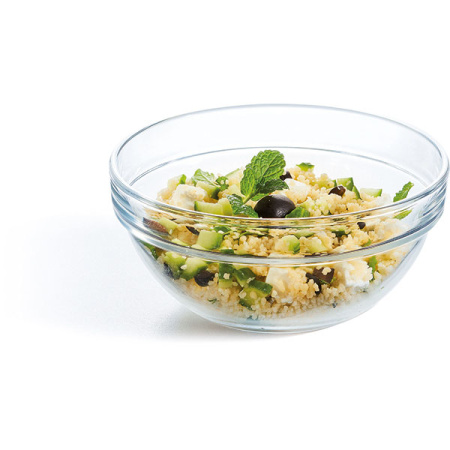 Салатник «Эмпайлэбл»;стекло;450мл;D=14,H=7см;прозр.