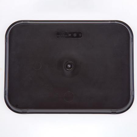 Поднос прорезиненный прямоугольный;стеклопласт.;,L=34,5,B=27см;черный