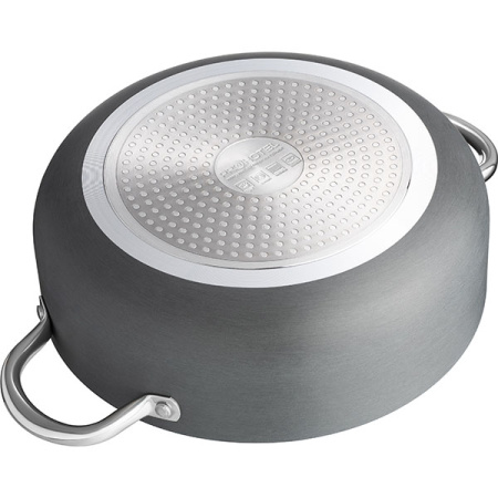 Кастрюля «Уитфорд» без крышки;алюм.литой,сталь нерж.;4,5л;D=26,H=9см;граф.,черный