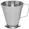 Стакан мерный с ручкой;сталь нерж.;0,5л;D=14,H=11,5см;серебрист.