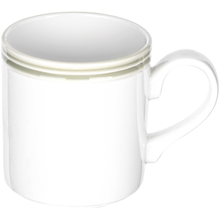 Кружка «Бид Сейдж Вош»;фарфор;285мл;D=7,H=11,L=11см;белый,зелен.