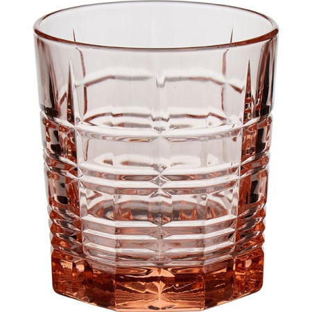 Олд фэшн (стакан) «Даллас»;стекло;300мл;D=86,H=96мм;розов.