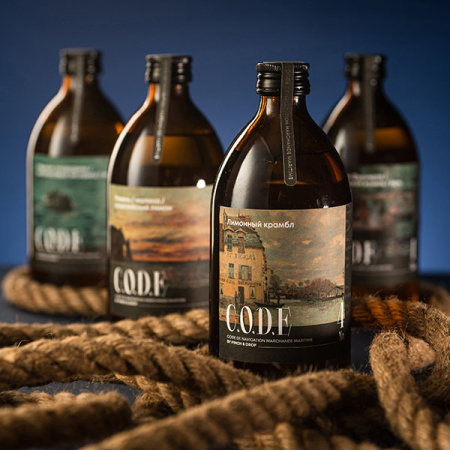 Кордиал «Лимонный Крамбл» C.O.D.E;стекло;0,5л;D=7,H=18см