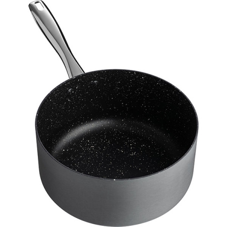 Сотейник «Уитфорд»;алюм.литой,сталь нерж.;4л;D=22,H=11см;граф.,черный