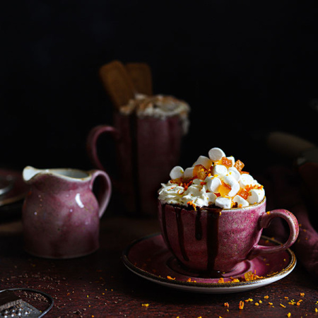 Чашка чайная «Крафт Распберри»;фарфор;228мл;D=90/45,H=60мм;розов.