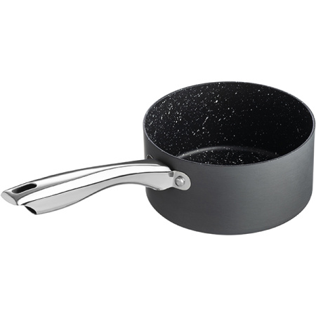 Сотейник «Уитфорд»;алюм.литой,сталь нерж.;1,5л;D=16,H=8см;граф.,черный