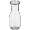 Бутылка с крышкой набор[6шт];стекло;D=60,H=145мм;прозр.