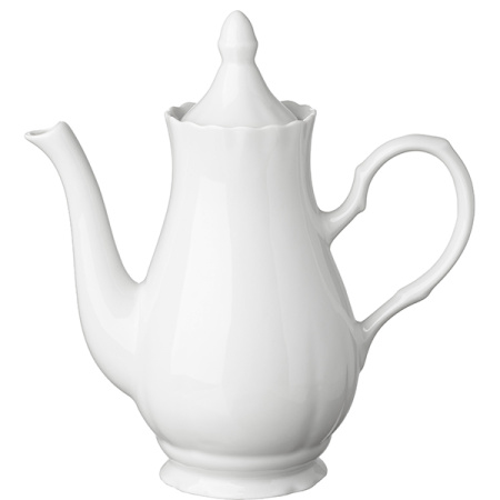 Кофейник «Романc»;фарфор;0,825л;белый