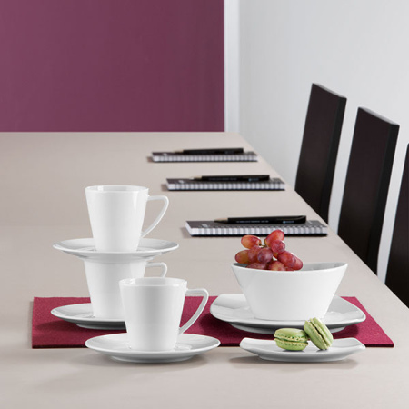 Чашка кофейная «Опшенс»;фарфор;90мл;D=60,H=65мм;белый