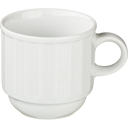 Чашка кофейная «Эвита»;фарфор;100мл;D=6,H=6,L=8,B=6см;белый