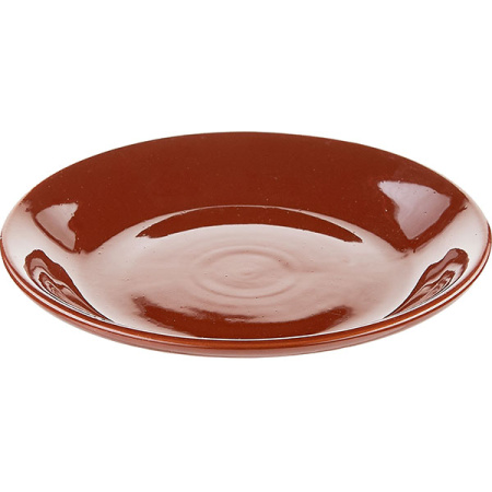 Блюдце для горшков для запекания;керамика;D=15,5см;шоколад.