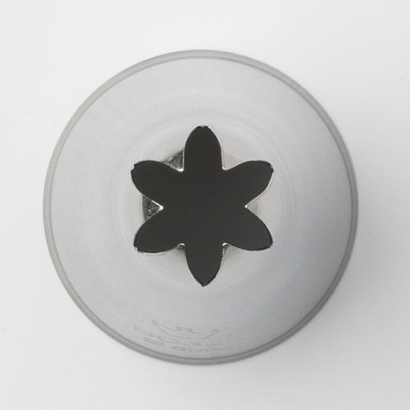 Насадка кондитерская «Закрытая звезда»;сталь нерж.;D=25/6,H=43мм