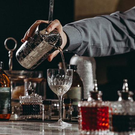 Стрейнер для джулепа «Пробар Премиум Пьюр»;сталь нерж.;D=79,L=169мм;серебрист.