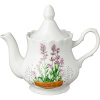 Чайник заварочный «Романс»;фарфор;0,8л;белый