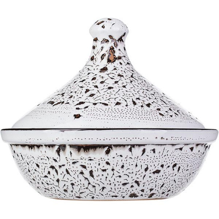 Тажин «Тирамису» с крышкой;керамика;0,5л;D=18,H=15см