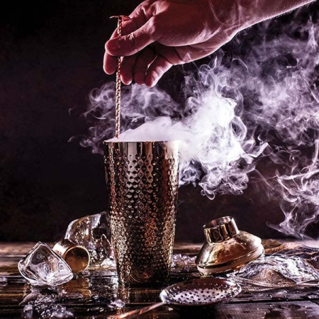 Ложка барная «Пробар» с мадлером;сталь нерж.;,L=25,B=3см;стальной