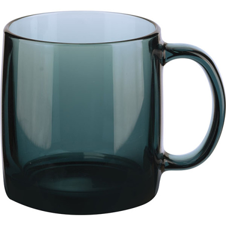 Кружка «Нордик»;стекло;380мл;голуб.