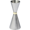 Джиггер «Пробар Премиум Солар» 25/50 мл;сталь нерж.;D=40/48,H=117мм;серебрист.