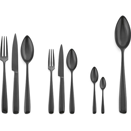 Ложка сервировочная «Зоуи»;сталь нерж.;,L=275,B=44мм;черный