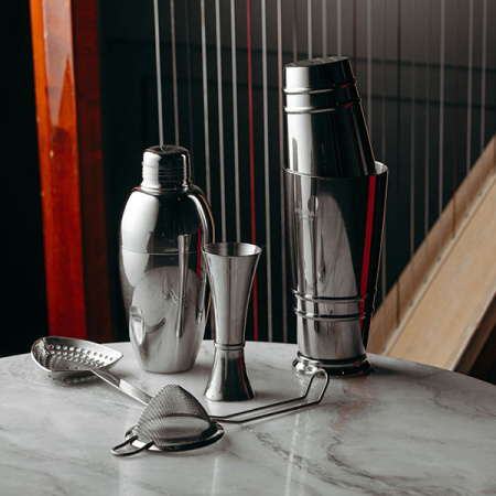 Джиггер «Пробар Премиум Орб» 30/45 мл;сталь нерж.;D=44/51,H=124мм;серебрист.