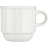 Чашка кофейная «Эвита»;фарфор;100мл;D=6,H=6,L=8,B=6см;белый