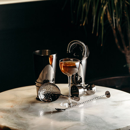 Ложка барная «Пробар Премиум Пьюр» с мадлером;сталь нерж.;,L=270,B=25мм;серебрист.