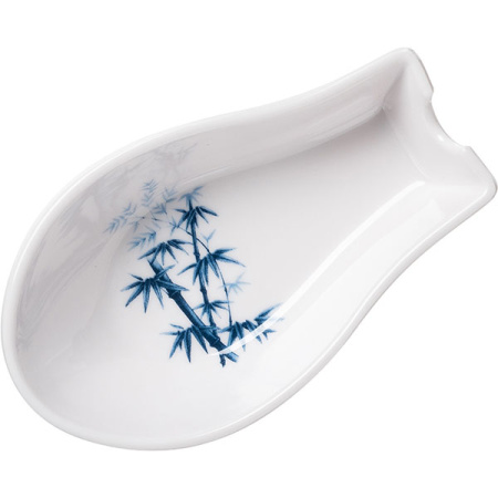 Подставка под ложку;пластик;,H=25,L=90,B=50мм;белый