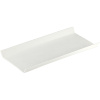 Поднос фуршетный «Афрос» для подачи прямоугольный;кост.фарф.;,H=25,L=305,B=150мм;белый