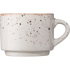 Чашка чайная «Пунто Бьянка»;фарфор;200мл;D=80,H=65,L=105,B=80мм;белый,черный