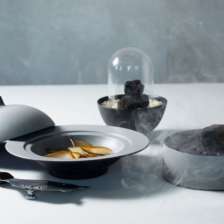 Салатник «Экинокс»;керамика;300мл;D=120,H=65мм;черный