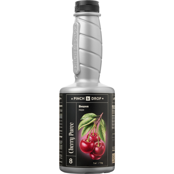 Пюре «Вишня» Pinch&Drop фруктовое;пластик;1кг;D=90,H=275мм