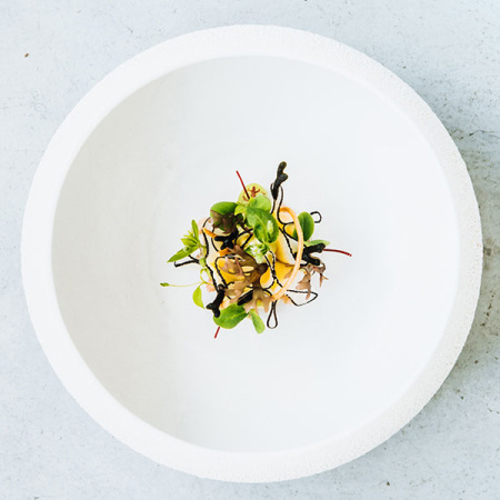 Салатник «Ро Дизайн Бай Кевала»;керамика;1,2л;D=195,H=67мм;белый