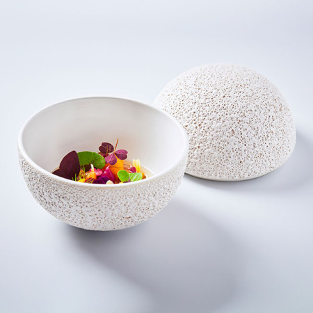 Салатник «Ро Дизайн Бай Кевала»;керамика;0,899л;D=15,8см;белый