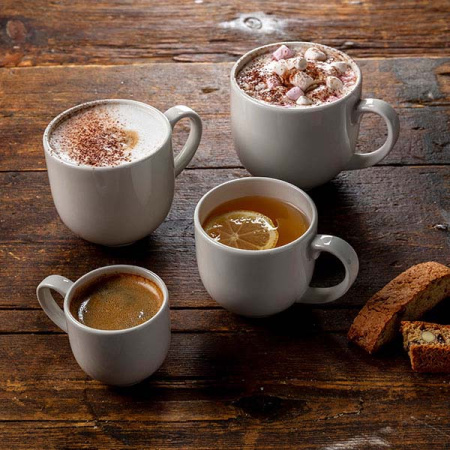 Кружка «Тэйст вайт»;фарфор;285мл;D=86,H=79,L=117мм;белый