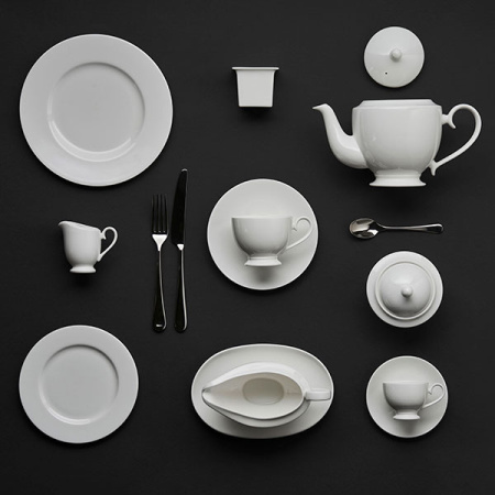 Молочник «Классик Вайт»;кост.фарф.;120мл;,H=7см;белый