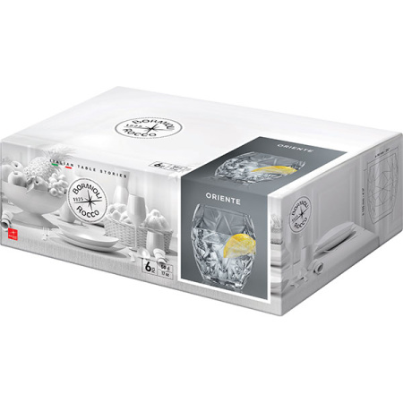 Олд фэшн (стакан) «Ориент»;стекло;0,5л;D=96,H=105мм;прозр.