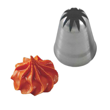 Насадка кондитерская «Закрытая звезда»[5шт];сталь нерж.;D=30/9,H=50мм