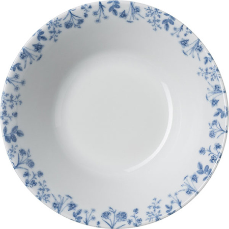Салатник «Беатриче»;фарфор;0,6л;D=175,H=56мм;белый,синий