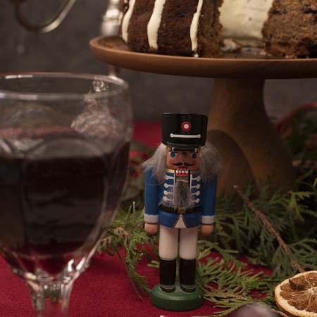 Подставка для торта «Акация»;дерево;D=24,H=16см;коричнев.