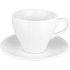 Чайная пара «Коллаж»;фарфор;200мл;D=82/140мм;белый