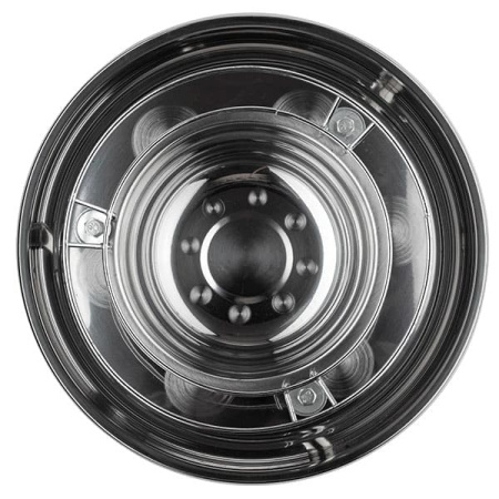 Сковорода «Садж Вок» без крышки с ручками и подставкой;сталь нерж.;D=360,H=67,L=380мм;металлич.