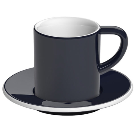 Чашка кофейная «Бонд»;фарфор;80мл;D=60,H=65мм;синий